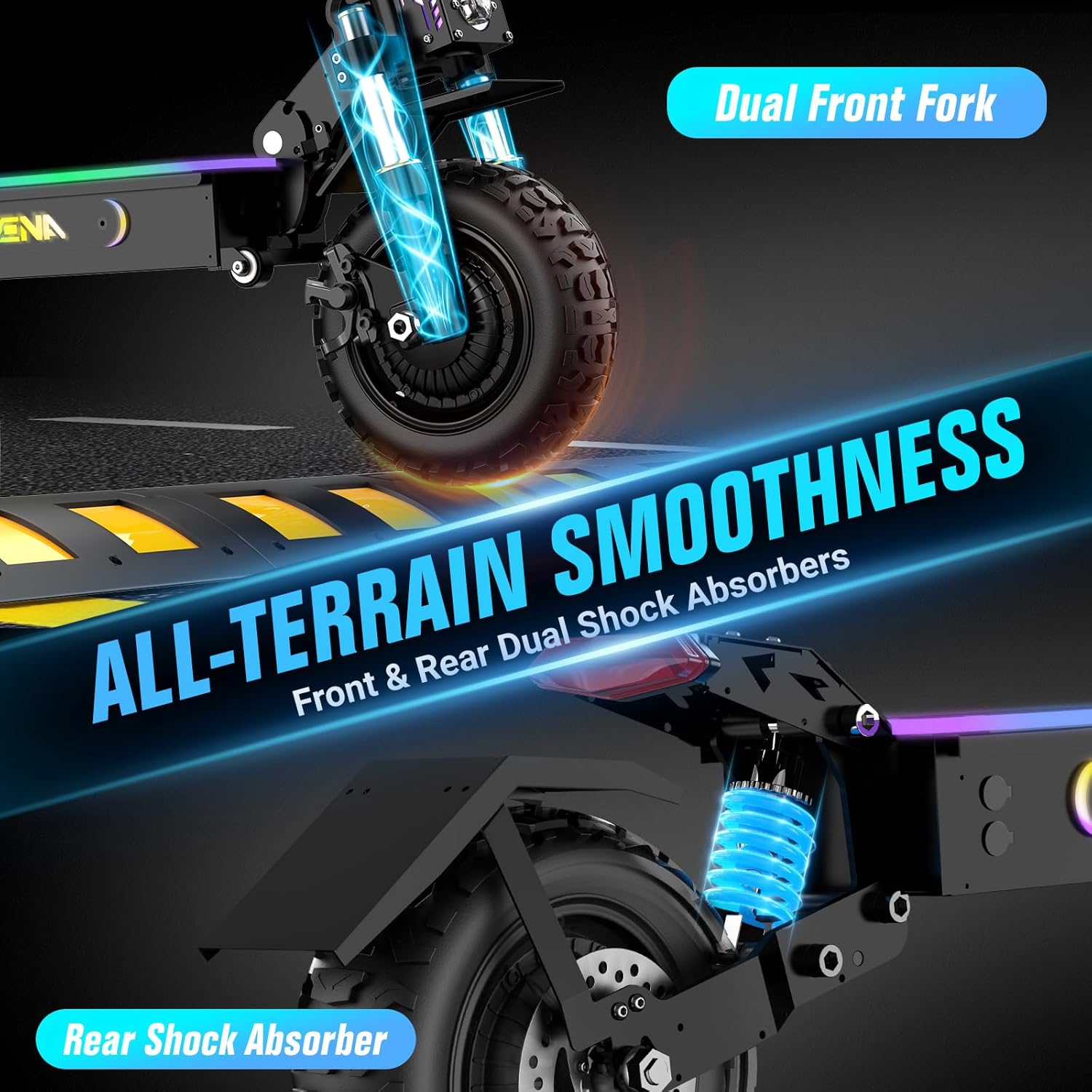 سكوتر كهربائي للبالغين ONECNA  - مراجعة 60V 5600W Dual Motor Electric Scooter وسعره